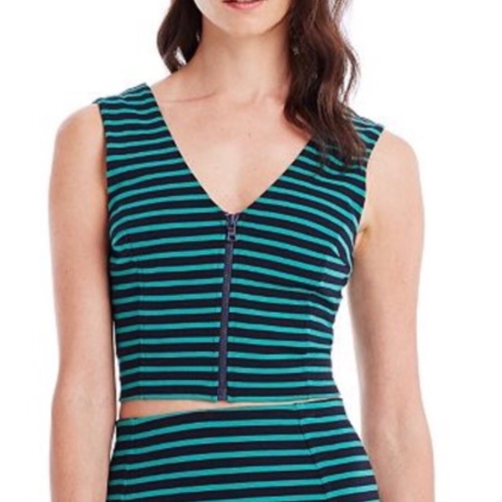 A|X Zip Halter Top